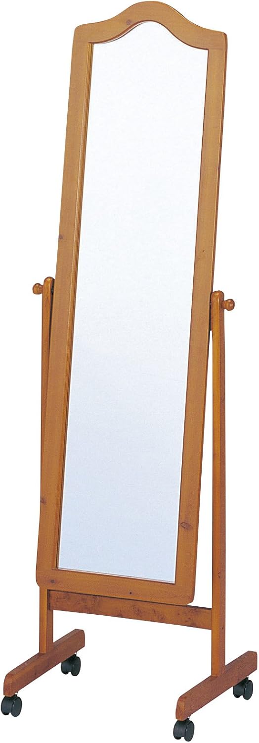 弘益 koeki 木製スタンドミラー ブラウン P-121